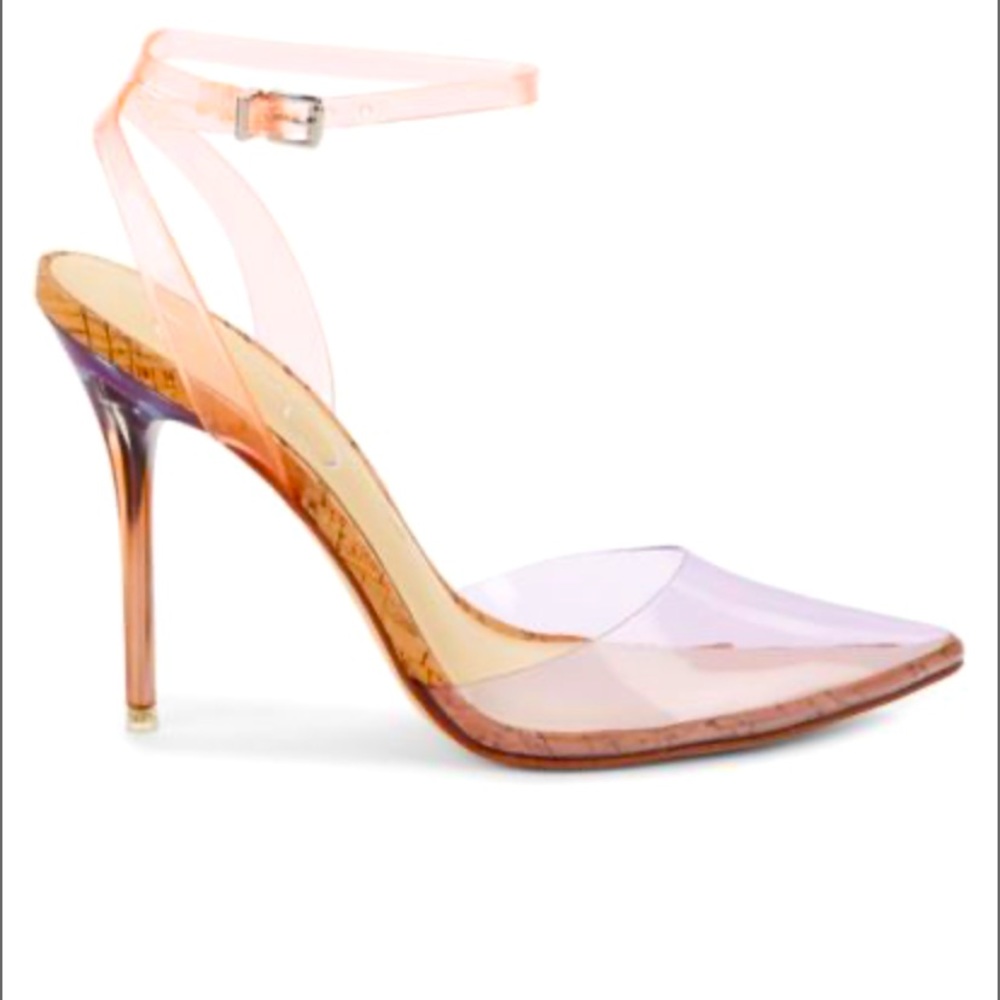 Jessica Simpson Pirrie Translucent Colorblock Stilletto Pumps